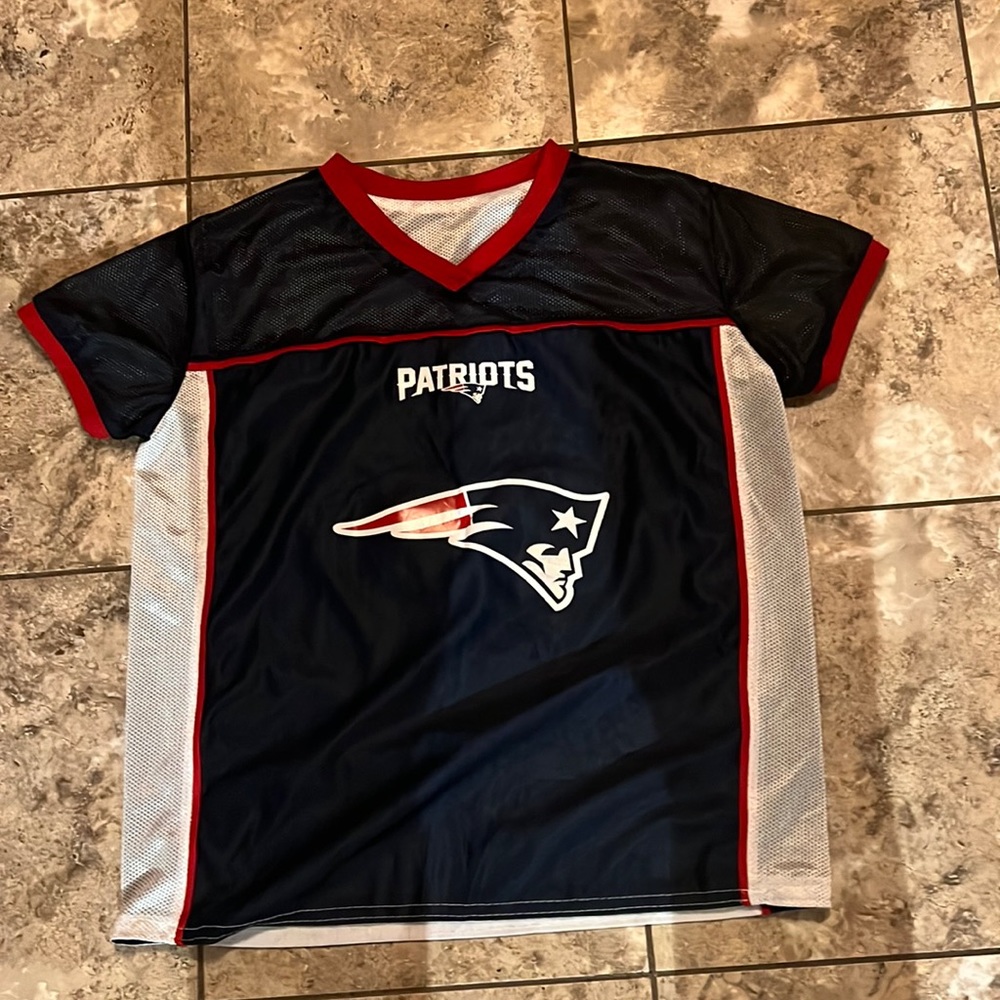 NFL youth patriots reversible jersey